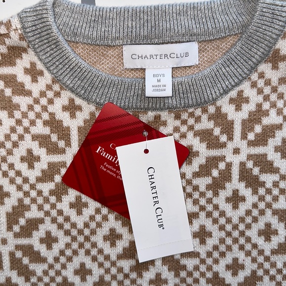 Charter Club Snowflake Holiday Sweater - Picture 2 of 3